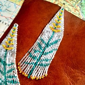 Floral Fringe Earrings